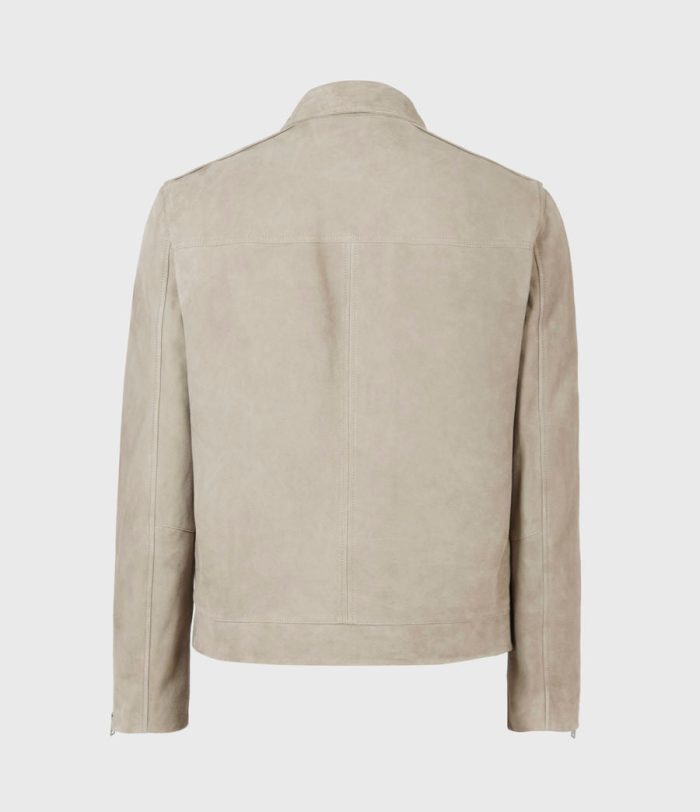 Eadric grey suede jacket for men - Image 4