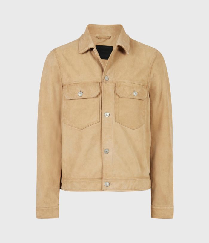 Santi brown leather jacket for men - Image 2