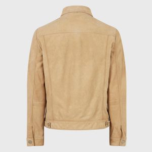 Santi brown leather jacket for men - Image 4