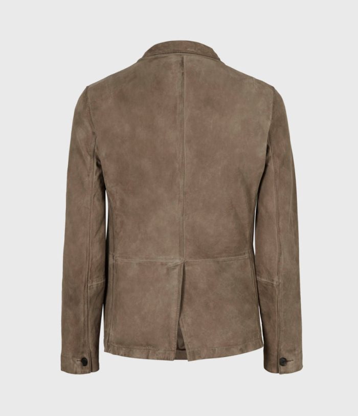 Reyna grey suede blazer for men - Image 3