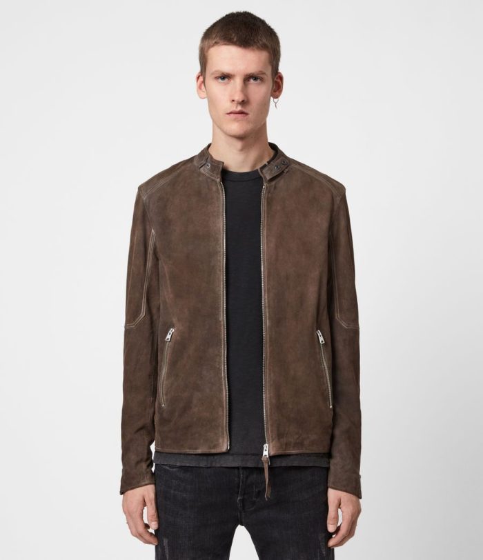 Grantham suede brown jacket for men