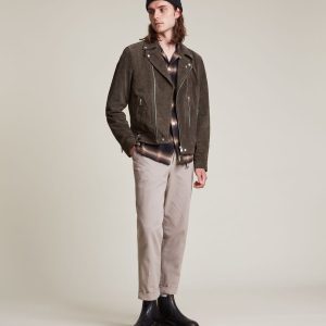 Neko suede biker brown jacket for men