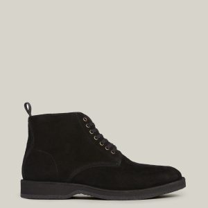 Mathias black suede boots for men - Image 2