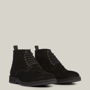 Mathias black suede boots for men - Image 4