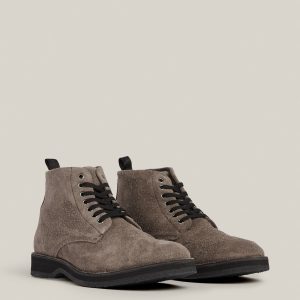 Mathias grey suede boots for men - Image 4