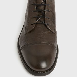 Harland brown leather boots for men - Image 2