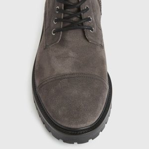 Piero grey suede boots for men - Image 3