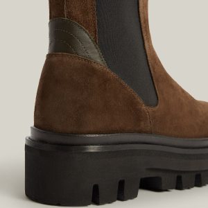 Bille brown suede boots for women - Image 4