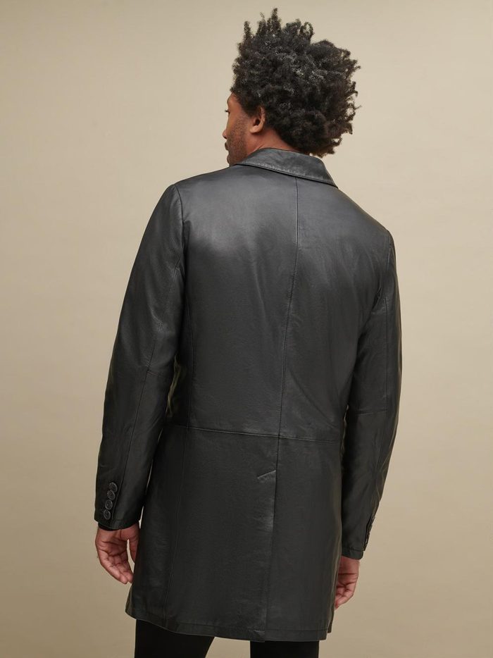 Eric double breasted black jacket for men - Image 3