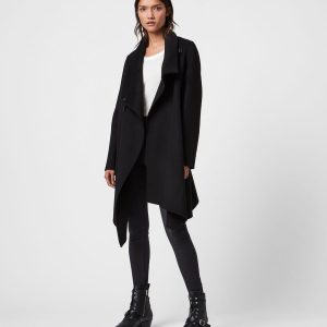 Monument eve black coat for women